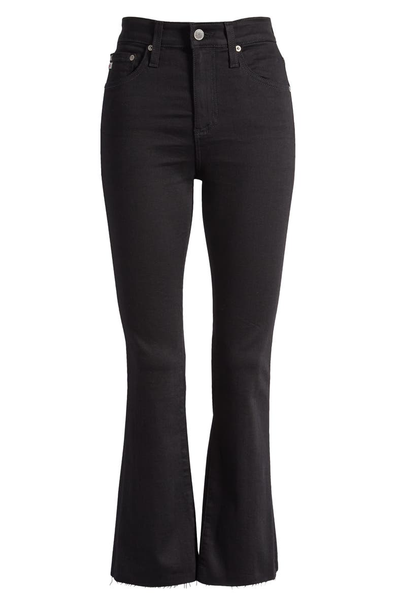 AG Farrah Raw Hem High Waist Ankle Bootcut Jeans, Alternate, color, 