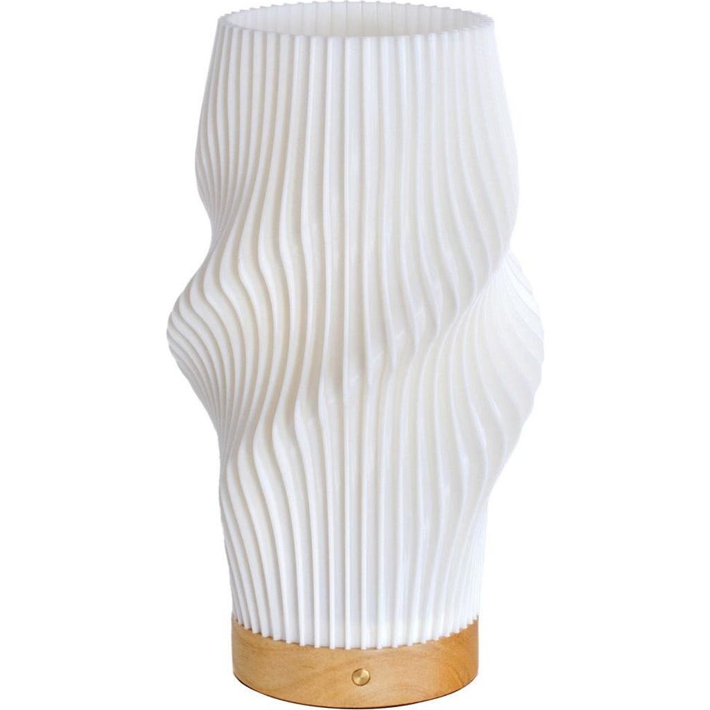 Kaplan Early Learning Company Spiral Swirl Cordless Lamp In White