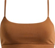 SKIMS Stretch Cotton Jersey Scoop Bralette