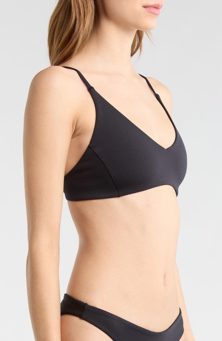 LEFT ON FRIDAY Sunday Bikini Top, Alternate, color, Jet