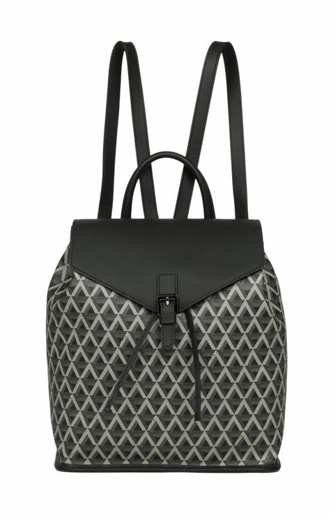 Backpack with Flap and Snap Closure Ikon