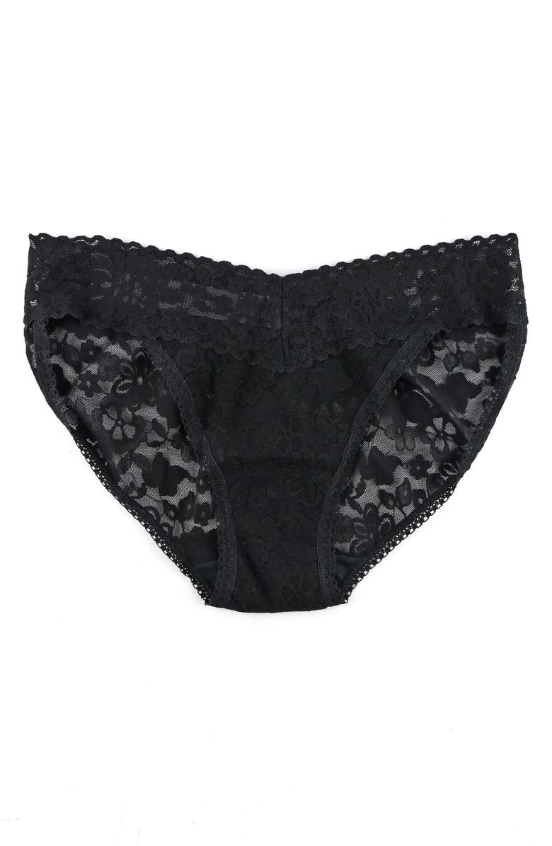 Hanky Panky Daily Lace Bikini, Alternate, color, Black