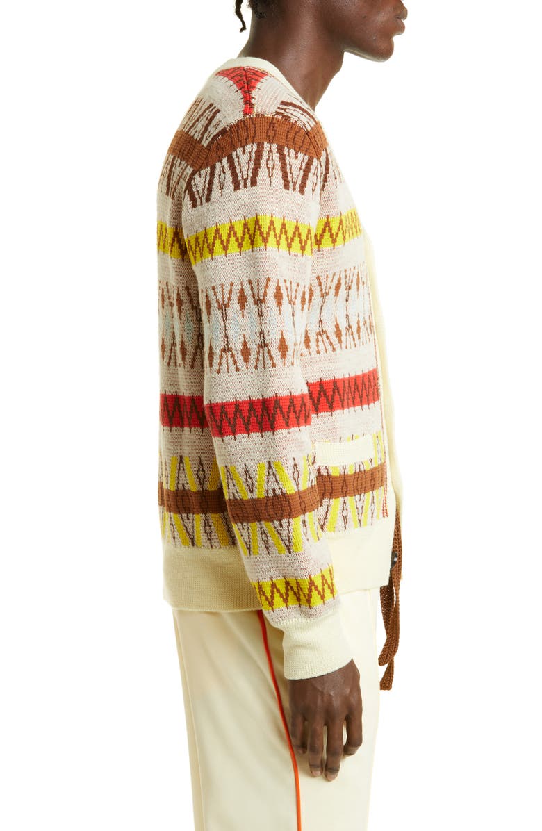 Wales Bonner Gender Inclusive Orchestra Wool Blend Cardigan, Alternate, color,