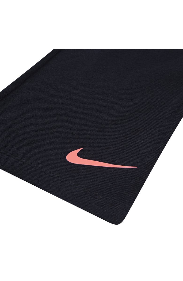 Nike Crewneck T-Shirt & Leggings Set, Alternate, color, Black