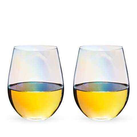 Luster Stemless Wine Glasses Set of 2