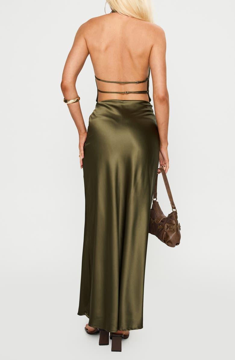 Fadyen Bias Cut Satin Maxi Dress