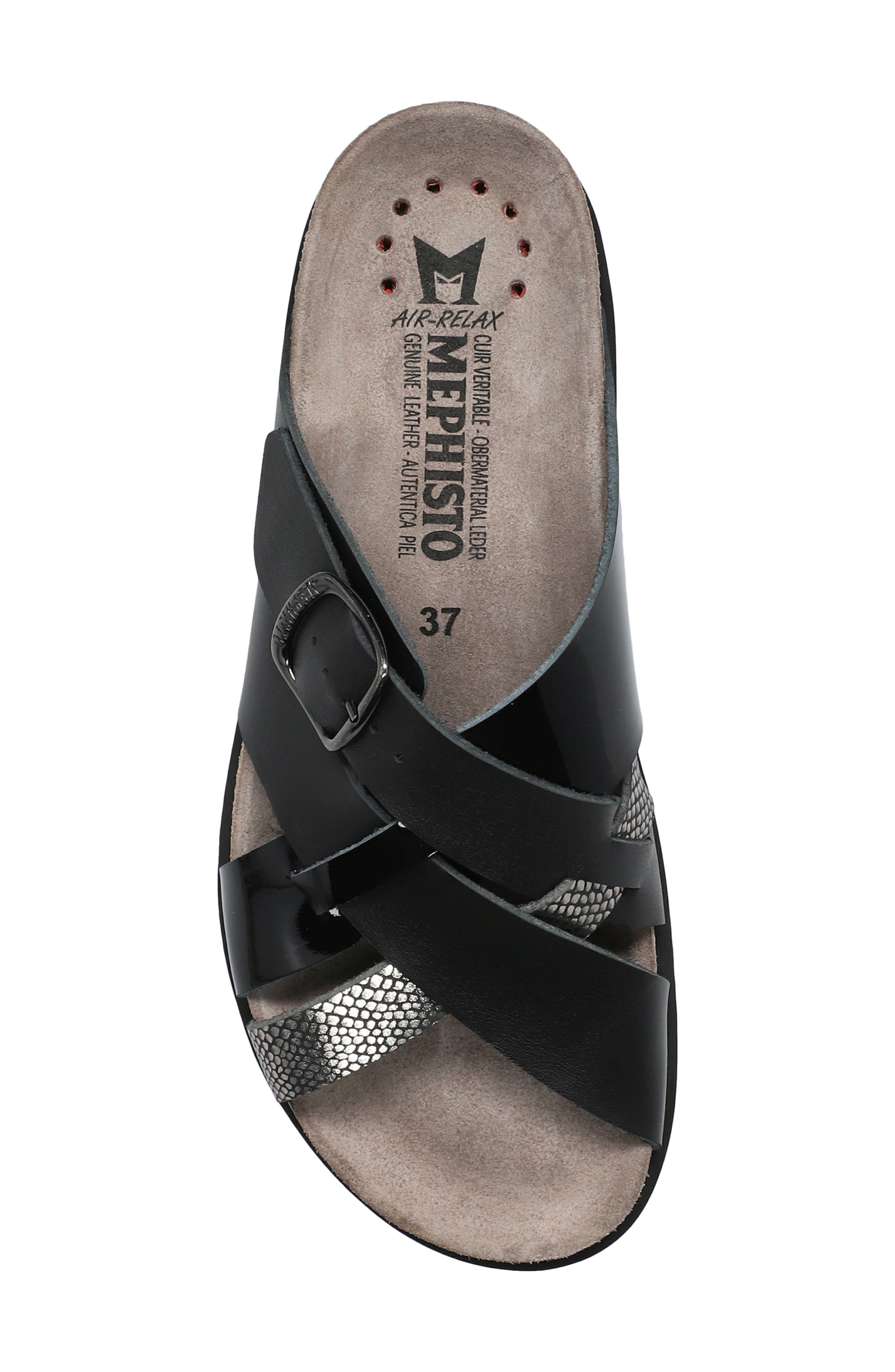Mephisto Hida Slide Sandal, Alternate, color, Grey