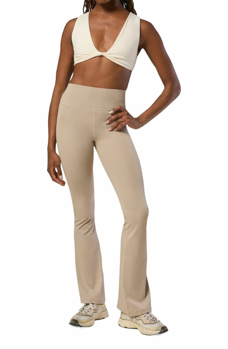 WeWoreWhat Twist Front Bra Top, Alternate, color, Off-White