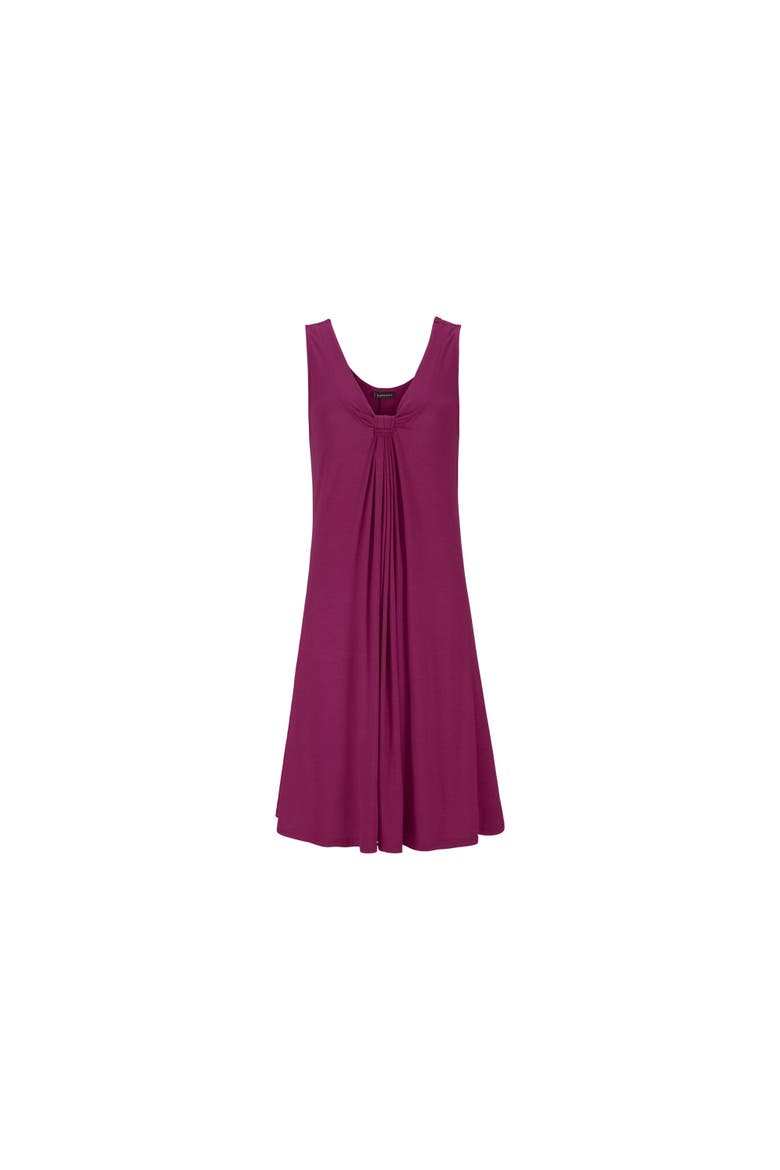 Knot Detail Dress, Alternate, color, Wine