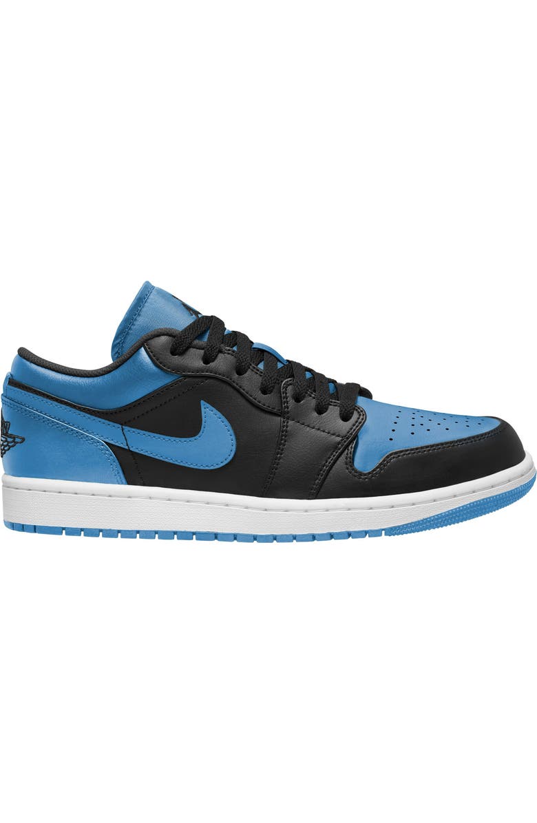 Jordan Air Jordan 1 Low Basketball Sneaker, Main, color, Black/ Black/ University Blue