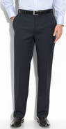 Canali Wool Flat Front Trousers