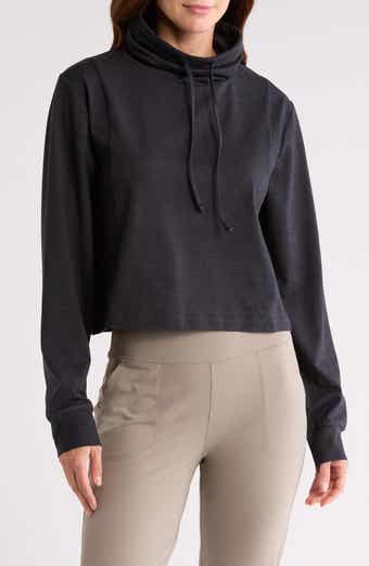 X by Gottex Funnel Neck Heather Top