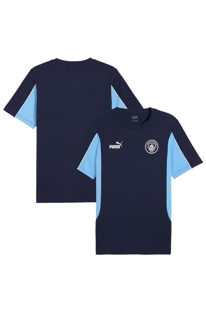 PUMA Men's Puma  Navy Manchester City ftblARCHIVE T-Shirt, Main, color, 