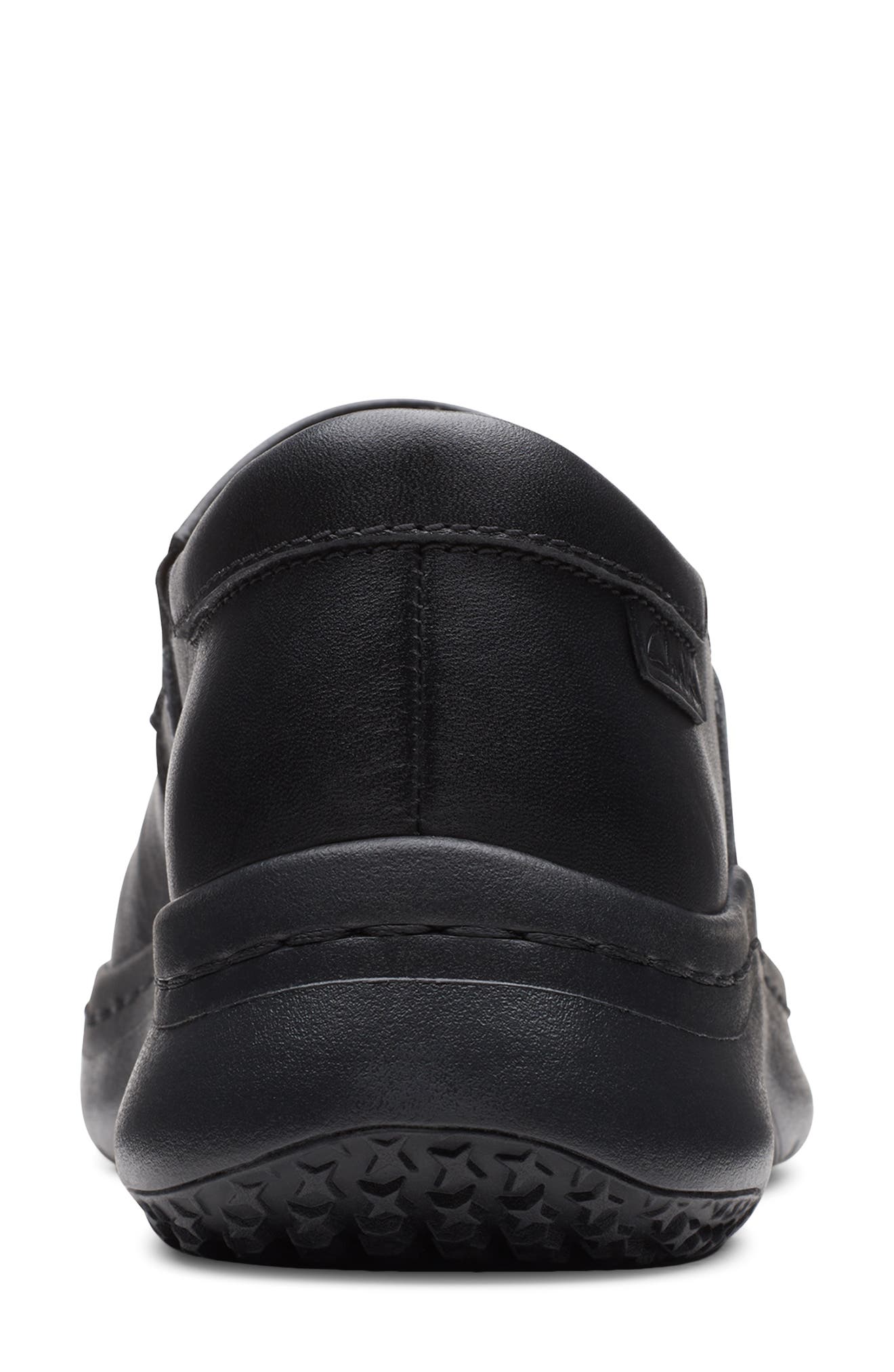 Clarks<sup>®</sup> Pro Gem Clog, Alternate, color, Black Leather