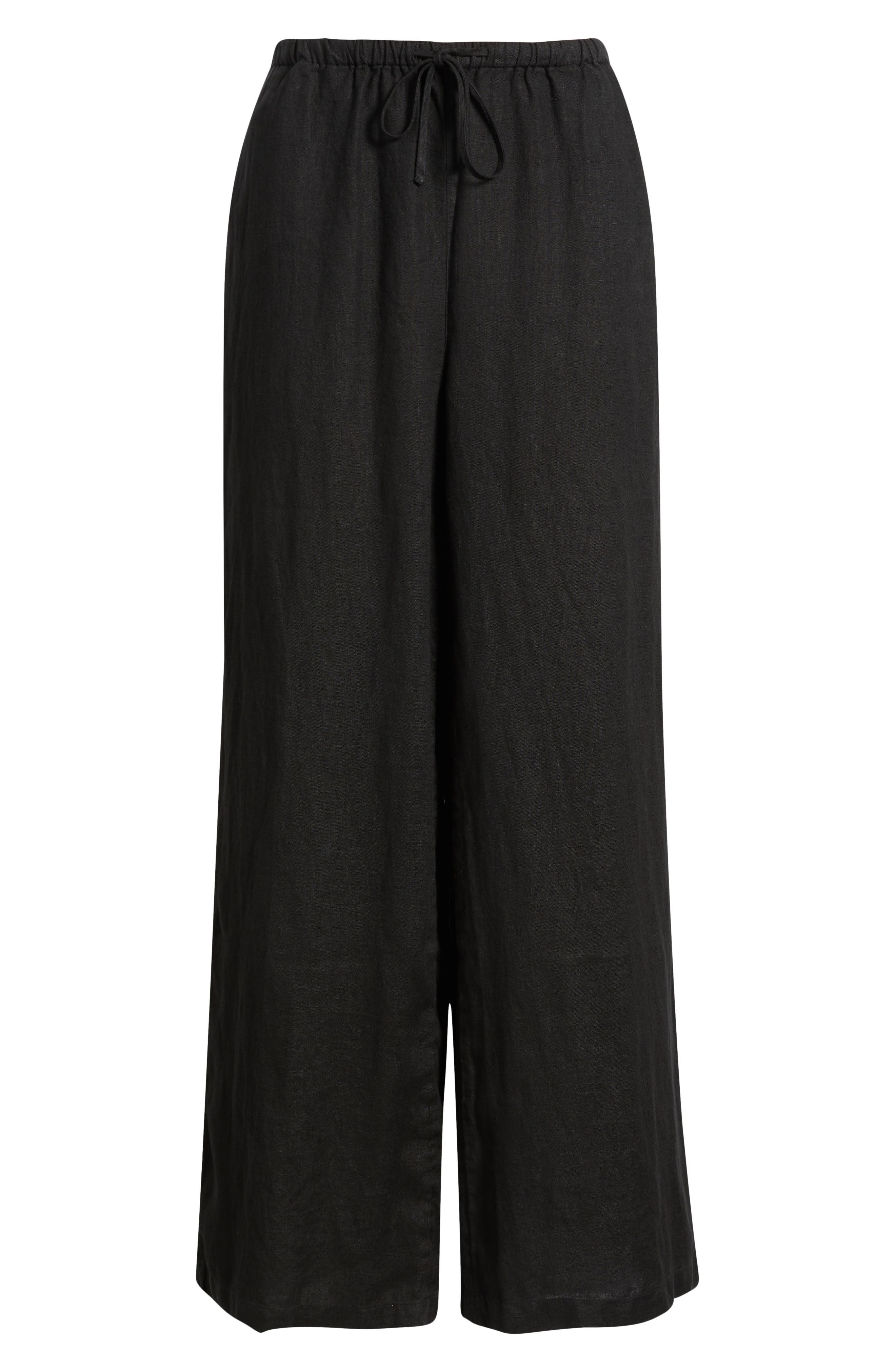 Женские Caslon® Easy Wide Leg Linen Pants — фото 6