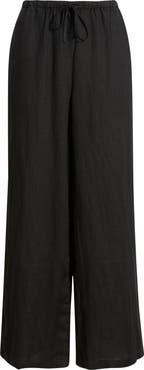 Caslon® Easy Wide Leg Linen Pants