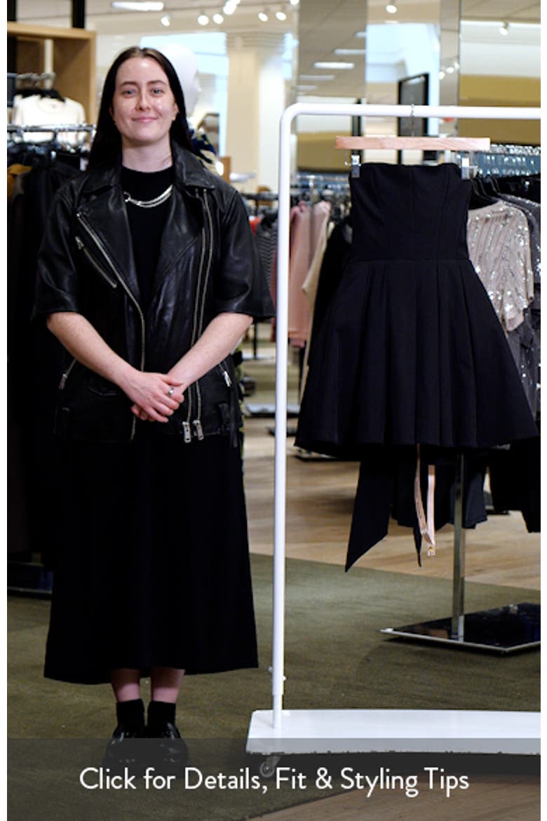 Emmanuela Strapless Fit & Flare Cocktail Dress video