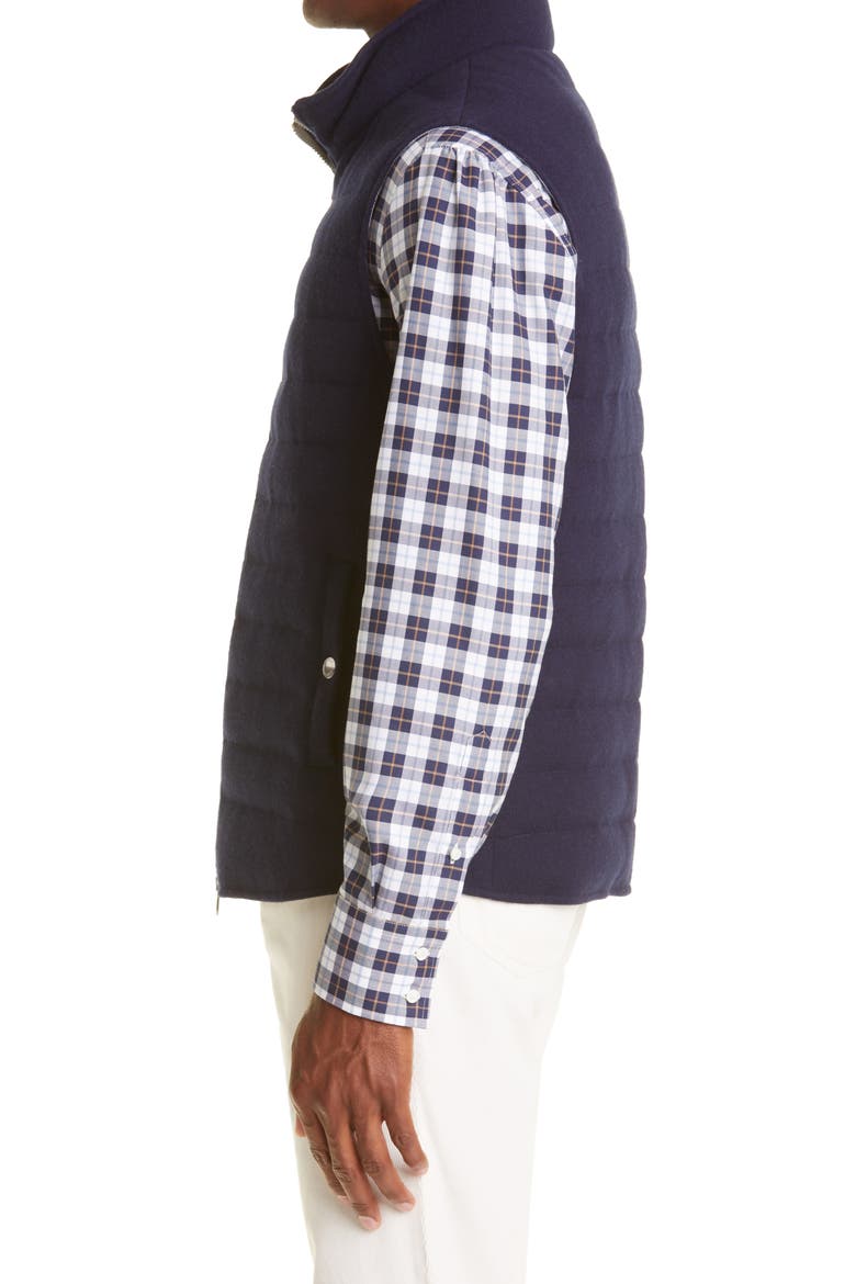 Cashmere Knit Down Vest, Alternate, color, CG750-NAVY
