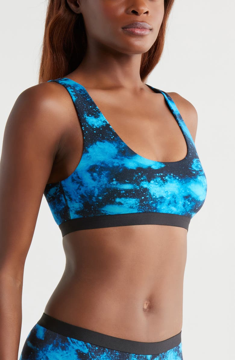 MeUndies Print Bralette, Alternate, color, Universe