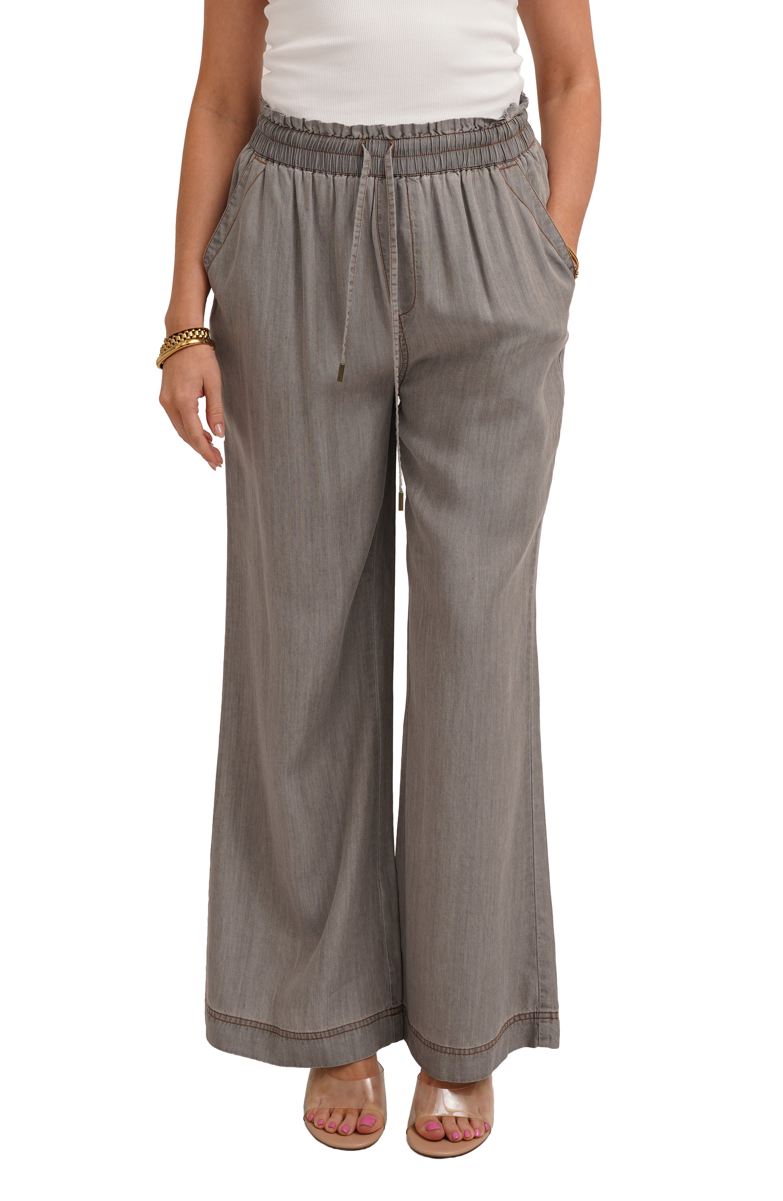 CYRUS Pull On Wide Leg Pants