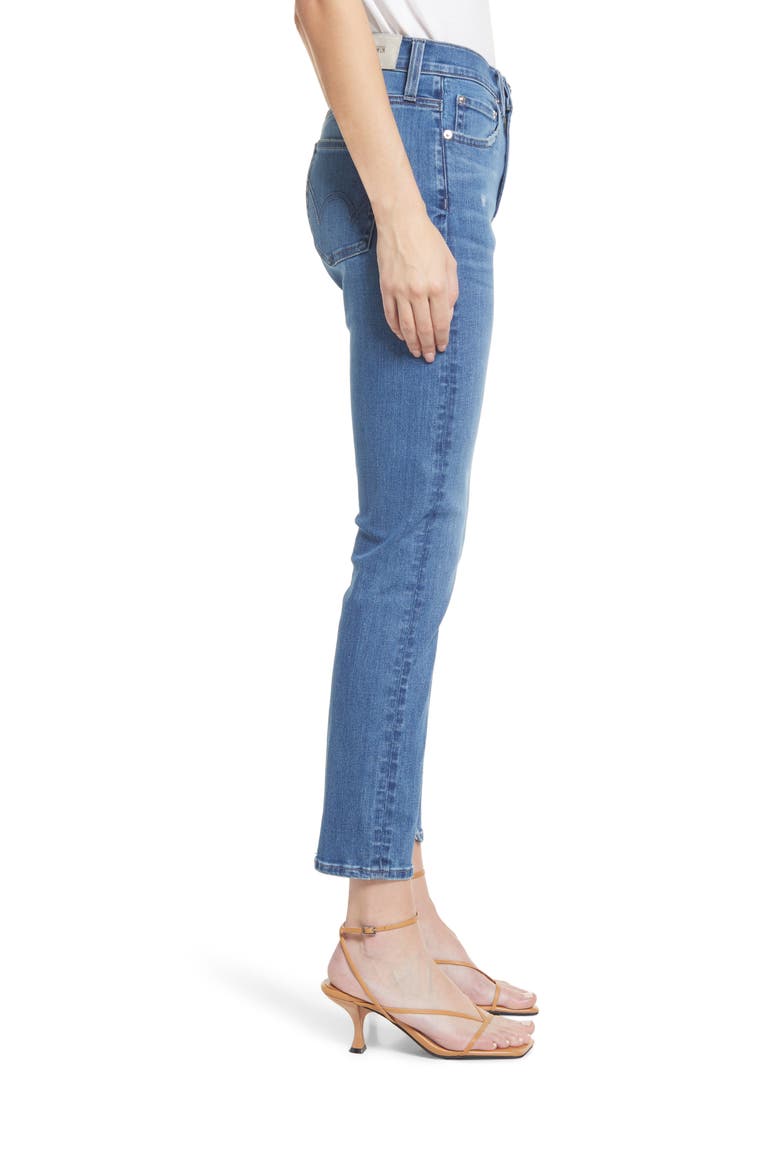Elin High Waist Crop Slim Jeans, Alternate, color, DREAM WAVE
