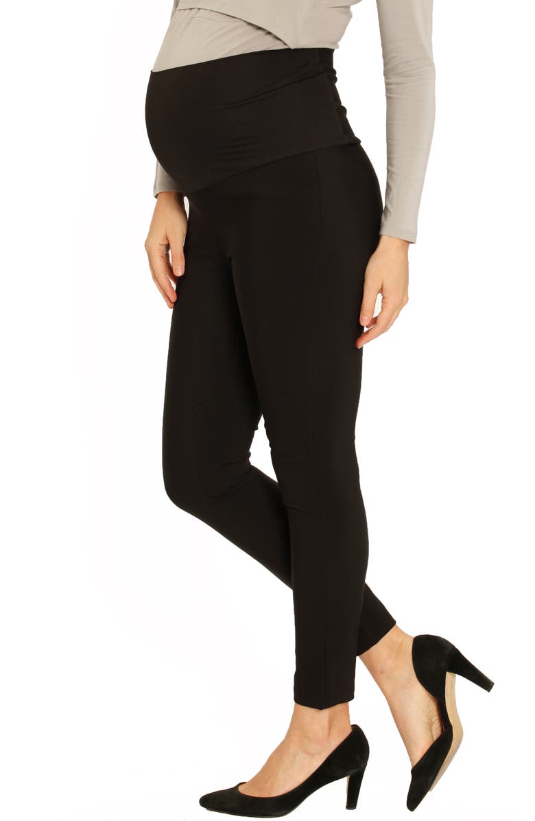 Angel Maternity Fitted Straight Leg Maternity Pants, Alternate, color, 