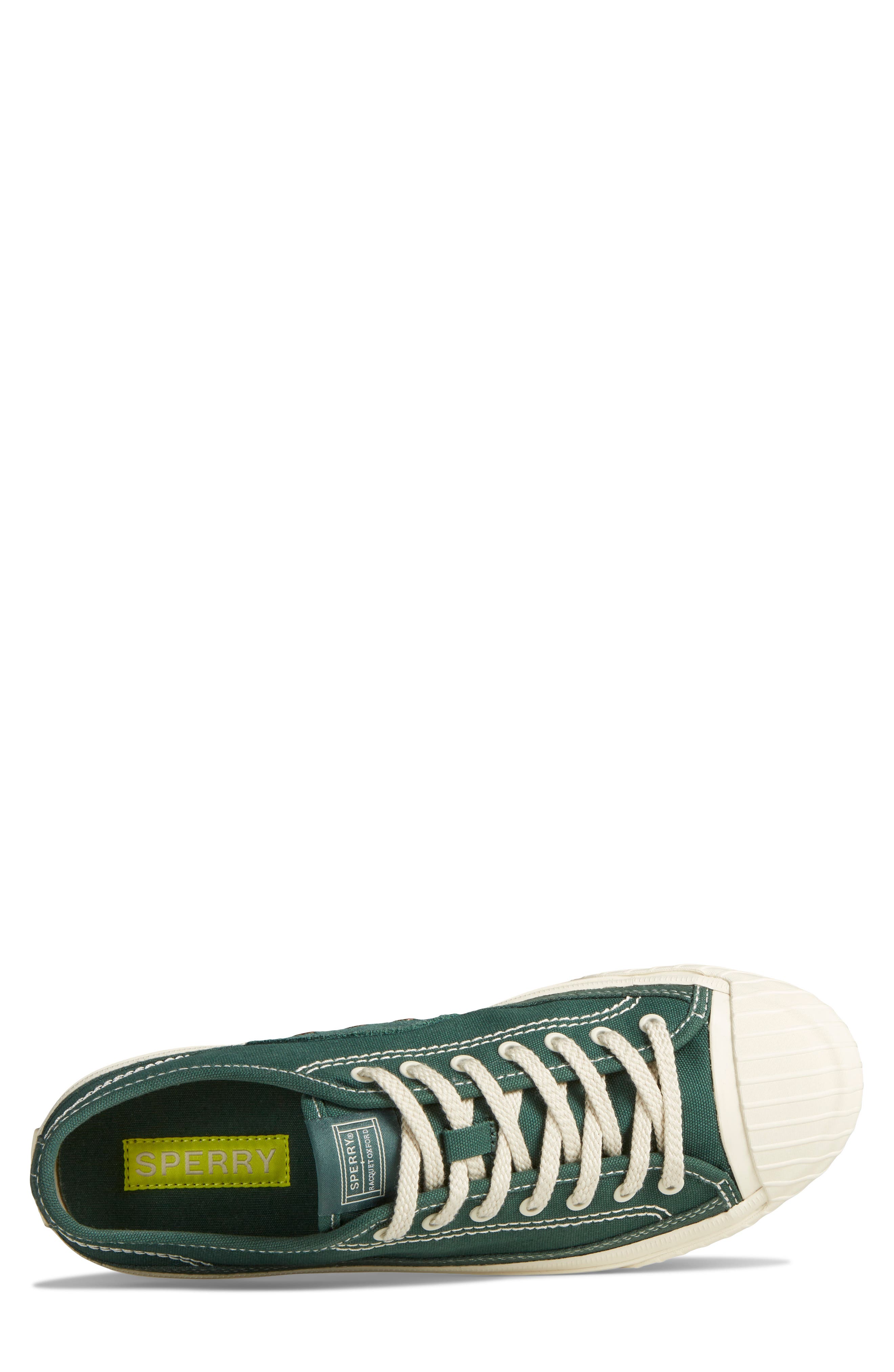 Sperry Racquet Sneaker, Alternate, color, Green