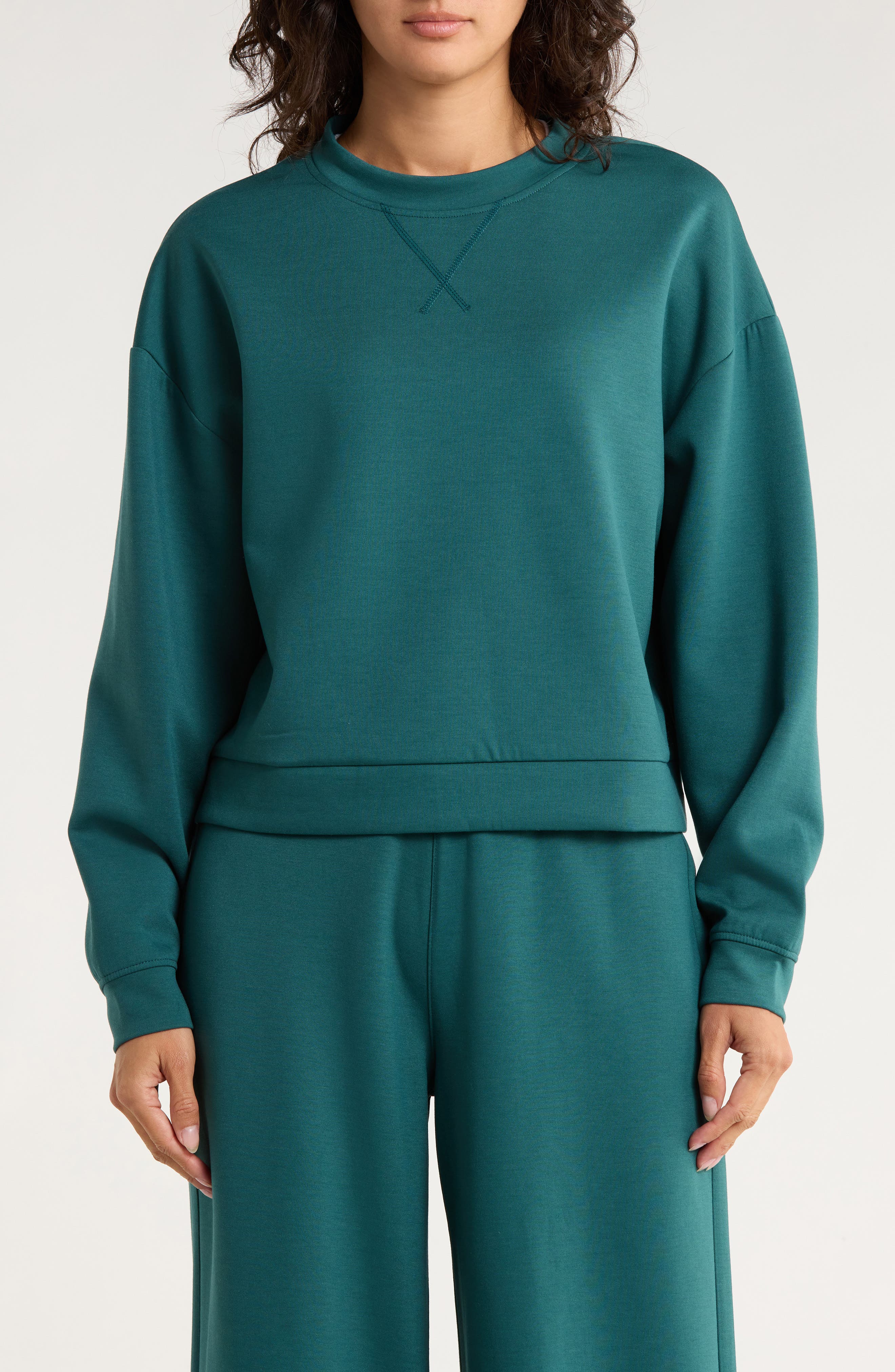 Scuba Knit Activewear Sweatshirt - image 3
