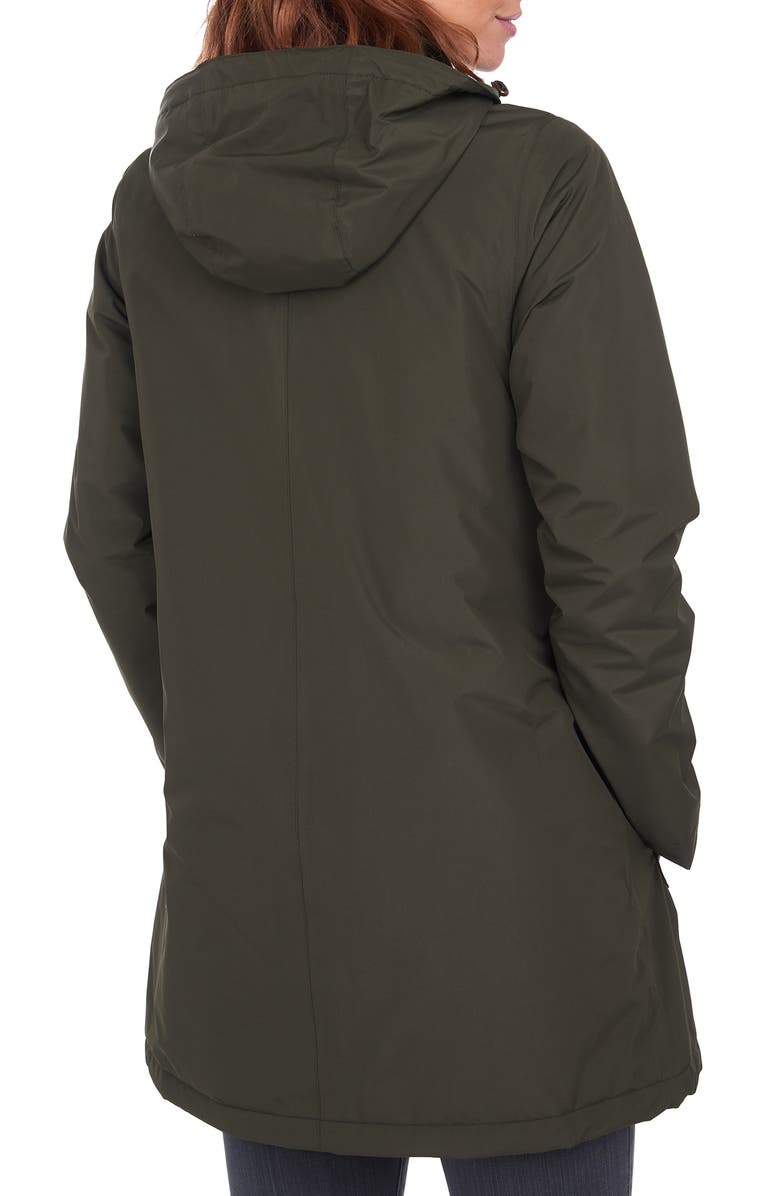 Barbour Pines Waterproof Rain Jacket with Removable Hood, Alternate, color, 