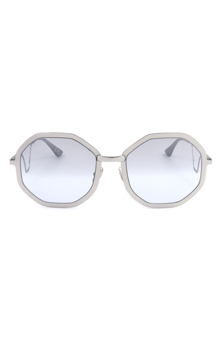 Marni 58mm Round Sunglasses, Main, color, Silver / Grey