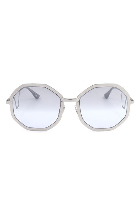 58mm Round Sunglasses