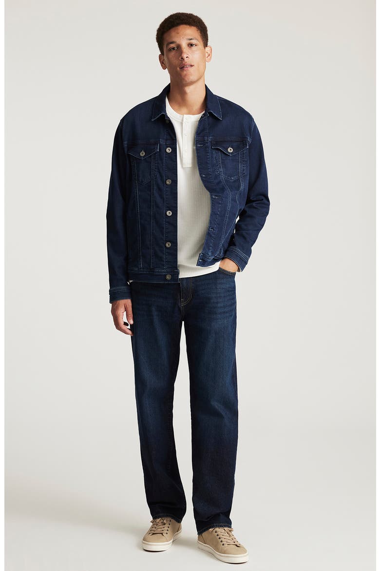 Marcel Relaxed Straight Leg Jeans, Alternate, color, DEEP BRUSHED CLASSIC