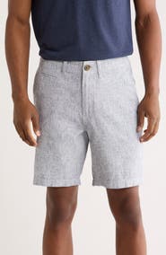 14th & Union Linen & Cotton 8-Inch Shorts