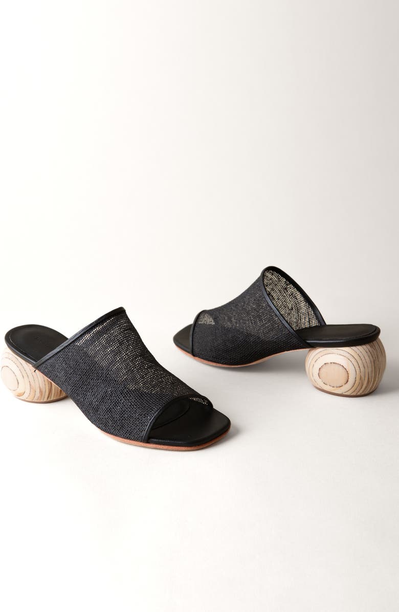 Huma Blanco Milla Natural Jute Slide Sandal, Alternate, color, Coal Jute