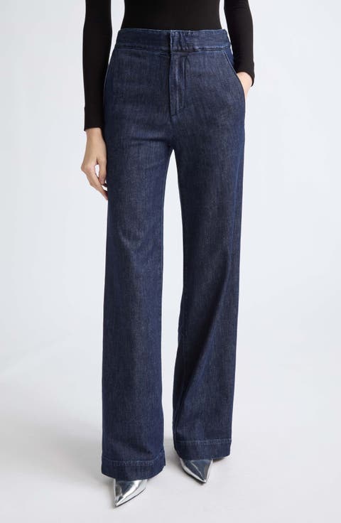 Tuxedo Wide Leg Jeans