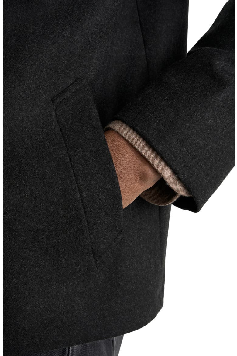 Wool Harrington Jacket, Alternate, color, BLACK