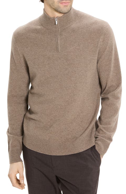 Hilles Quarter Zip Cashmere Sweater