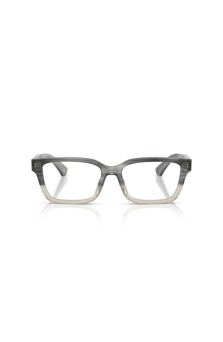 Burberry 53mm Rectangle optical glasses, Alternate, color, Grey