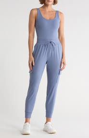 YOGALICIOUS Lux City Day Cargo Jumpsuit