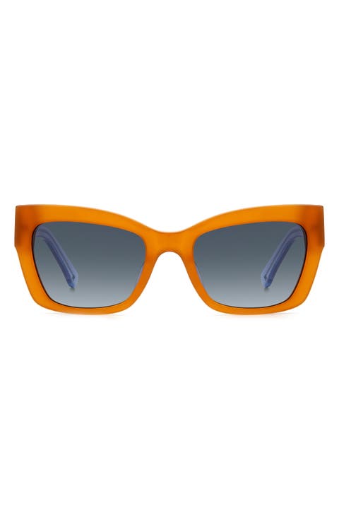53mm valeria/s cat eye sunglasses