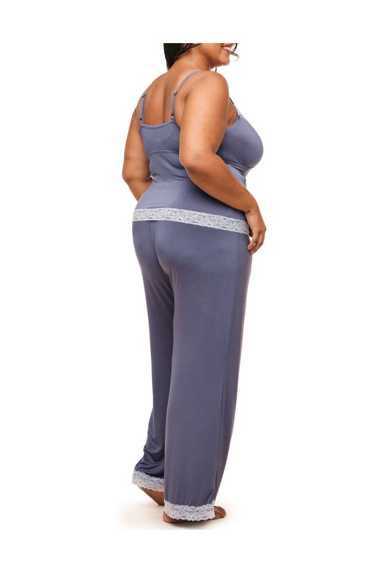 Suzanna Pajama Cami And Pants Set, Alternate, color, Dark grey