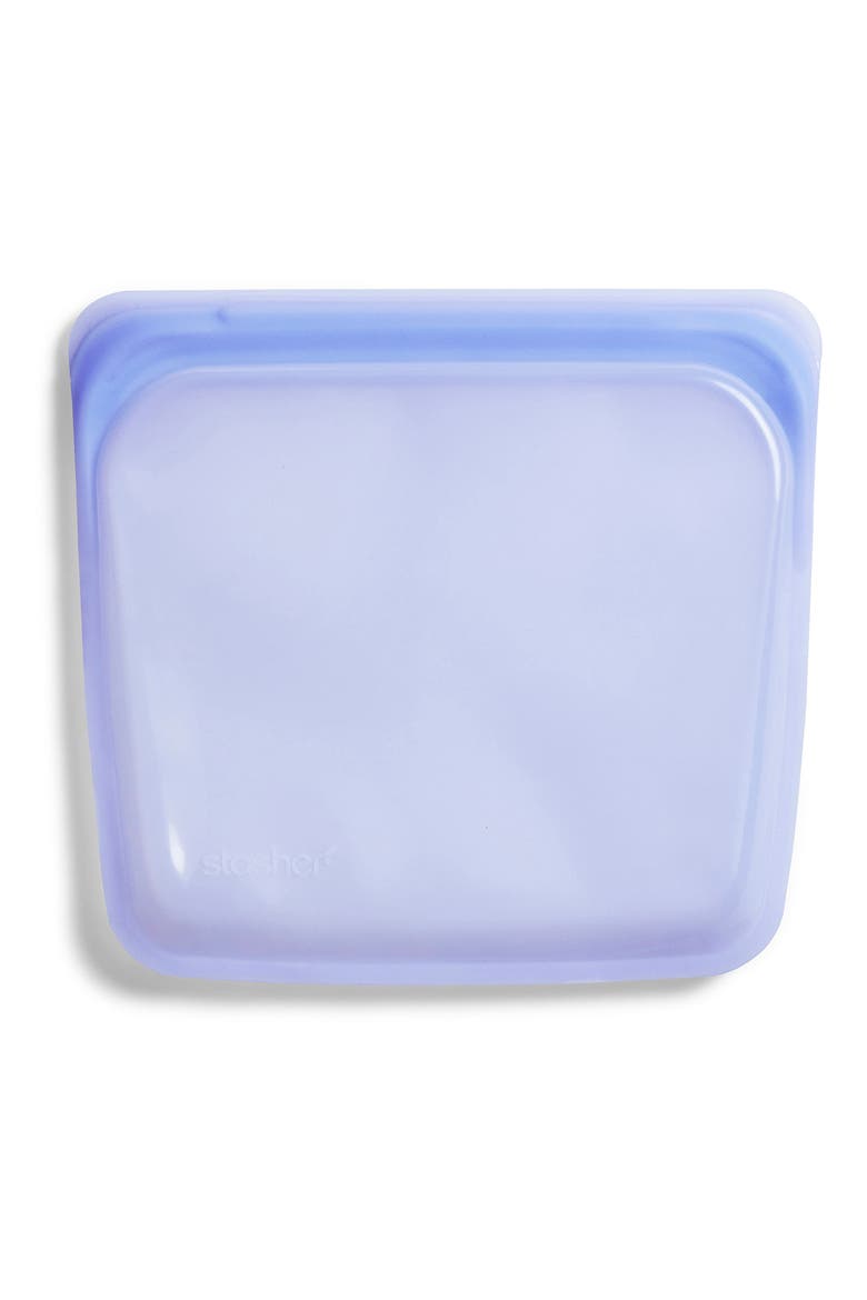 Sandwich Reusable Silicone Storage Bag, Alternate, color, AMETHYST