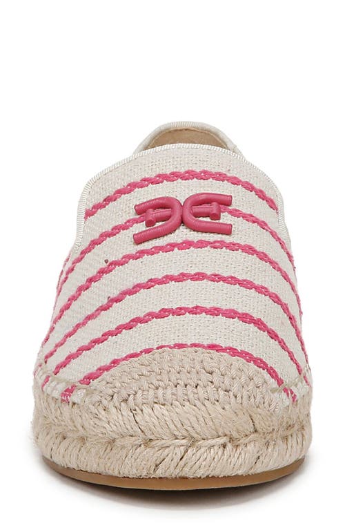 Sam Edelman Kathleen Espadrille Flat In Taffy Pink