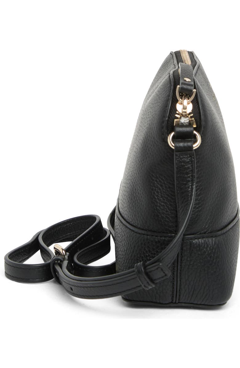 Kate Spade New York southport ave hannah leather crossbody bag, Alternate, color, Black