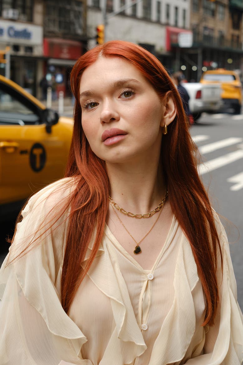 Carra Necklace, Alternate, color, Gold