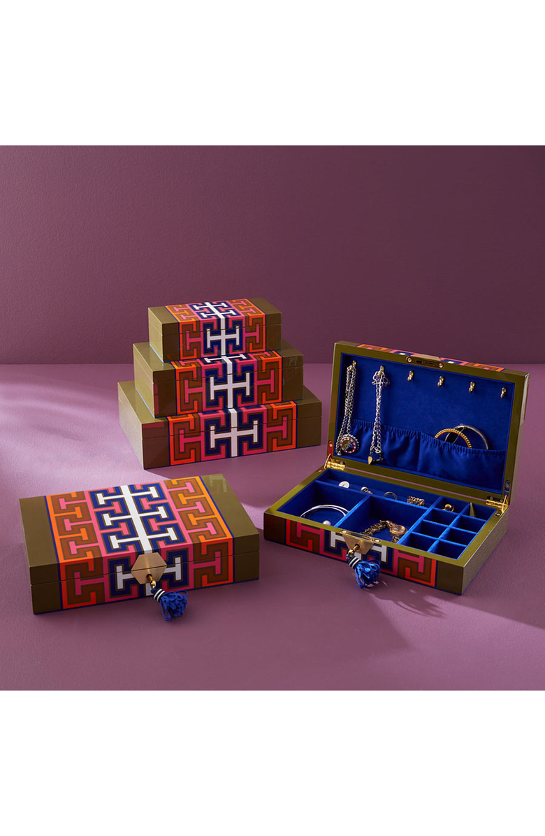 Jonathan Adler Madrid Lacquer Jewelry Box, Alternate, color, 