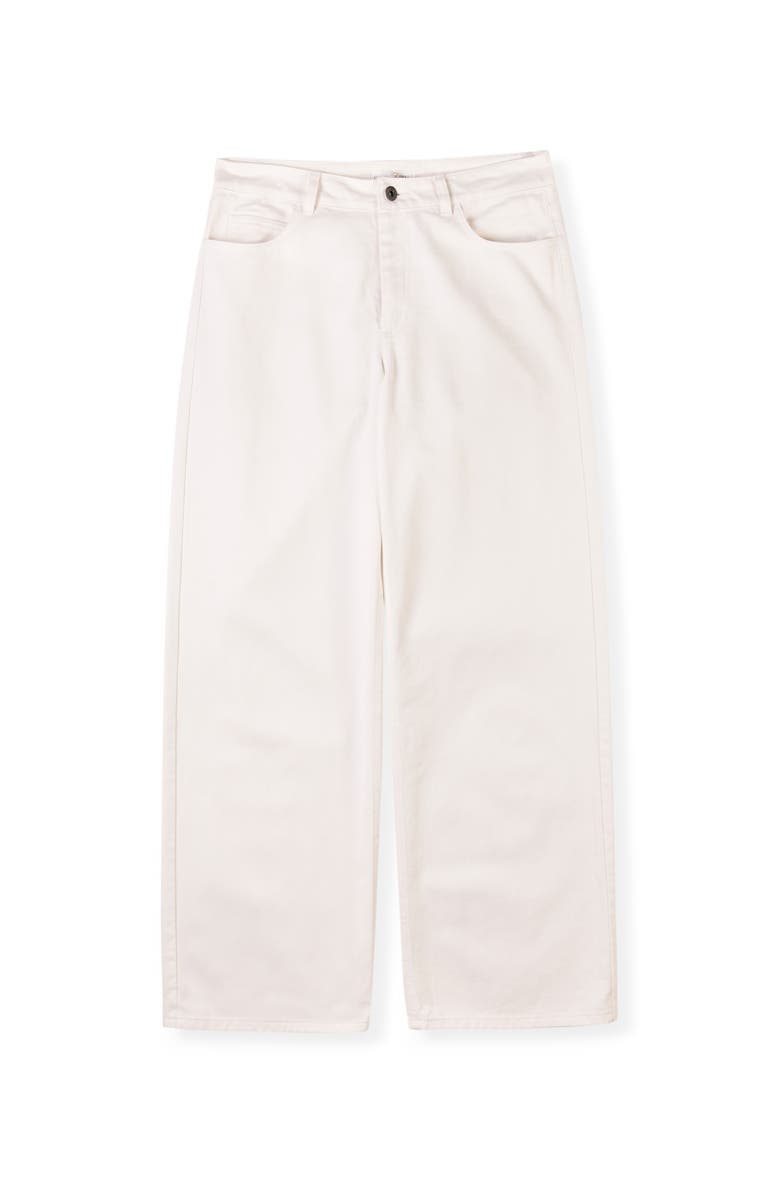 Celtic & Co. Wide Leg Jean, Alternate, color, Ecru