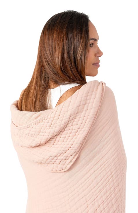 Adult Muslin Hooded Towel