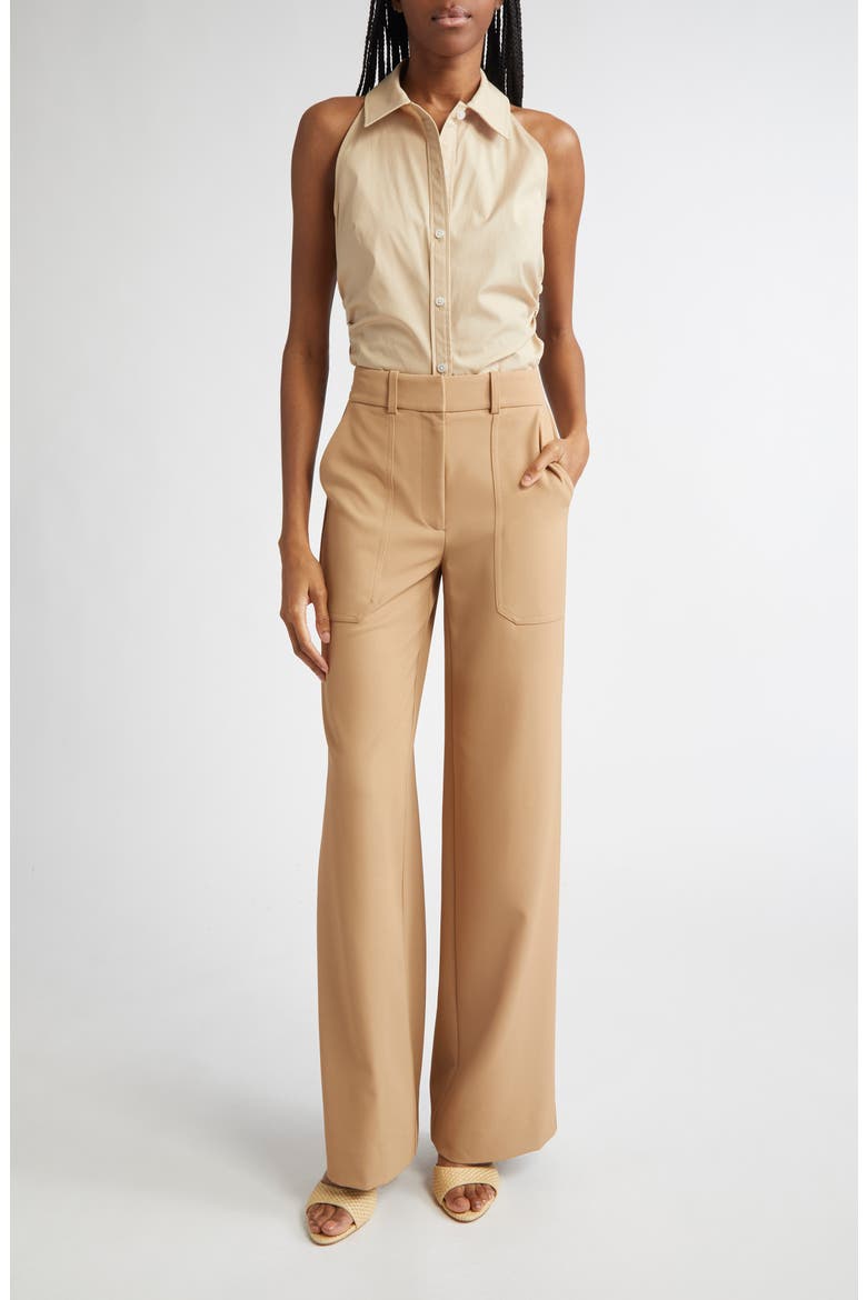 Cole Wide Leg Pants, Main, color, KHAKI
