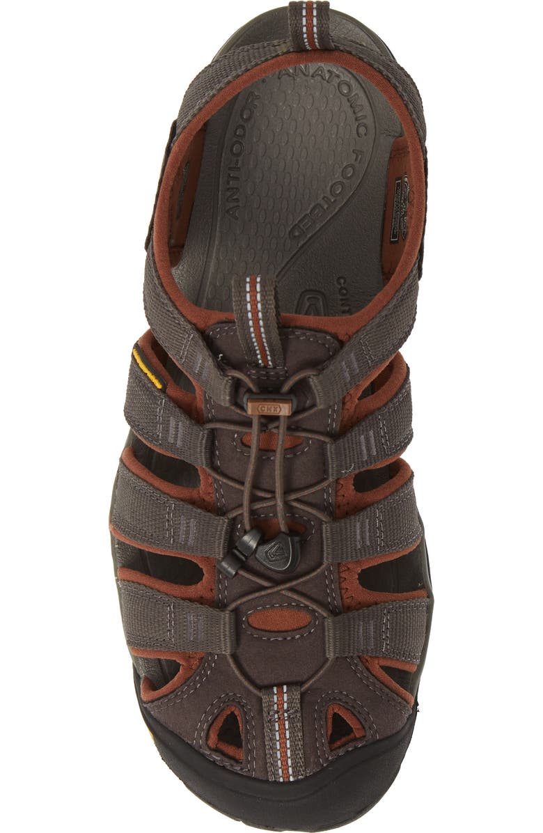 KEEN 'Clearwater CNX' Sandal, Alternate, color, Raven/Tortoise Shell